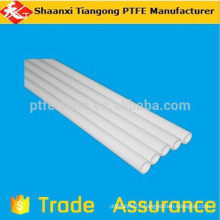 white ptfe tubing used as insulating cover